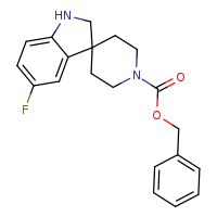benzyl 5-fluoro-1,2-dihydrospiro[indole-3,4'-piperidine]-1'-carboxylate