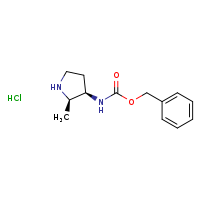 benzyl N-[(2R,3R)-2-methylpyrrolidin-3-yl]carbamate hydrochloride