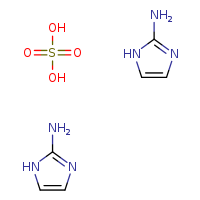 bis(1H-imidazol-2-amine); sulfuric acid