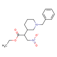 ethyl 2-(1-benzylpiperidin-3-yl)-3-nitropropanoate