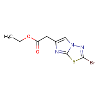 ethyl 2-{2-bromoimidazo[2,1-b][1,3,4]thiadiazol-6-yl}acetate