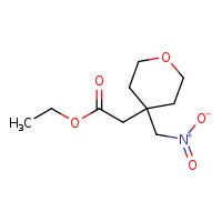 ethyl 2-[4-(nitromethyl)oxan-4-yl]acetate