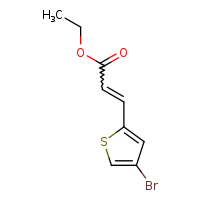 ethyl (2E)-3-(4-bromothiophen-2-yl)prop-2-enoate
