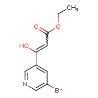 ethyl 3-(5-bromopyridin-3-yl)-3-hydroxyprop-2-enoate