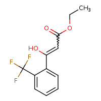 ethyl 3-hydroxy-3-[2-(trifluoromethyl)phenyl]prop-2-enoate