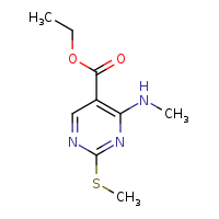 ethyl 4-(methylamino)-2-(methylsulfanyl)pyrimidine-5-carboxylate