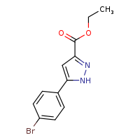 ethyl 5-(4-bromophenyl)-1H-pyrazole-3-carboxylate