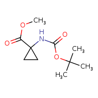 methyl 1-[(tert-butoxycarbonyl)amino]cyclopropane-1-carboxylate