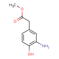 methyl 2-(3-amino-4-hydroxyphenyl)acetate