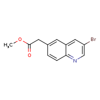 methyl 2-(3-bromoquinolin-6-yl)acetate