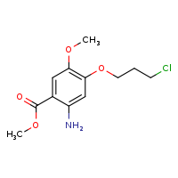 methyl 2-amino-4-(3-chloropropoxy)-5-methoxybenzoate