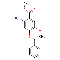 methyl 2-amino-4-(benzyloxy)-5-methoxybenzoate