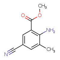 methyl 2-amino-5-cyano-3-methylbenzoate