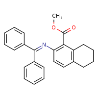 methyl 2-[(diphenylmethylidene)amino]-5,6,7,8-tetrahydronaphthalene-1-carboxylate