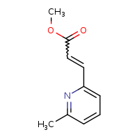 methyl (2E)-3-(6-methylpyridin-2-yl)prop-2-enoate