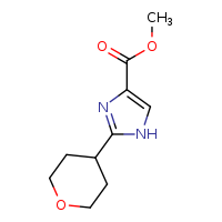 methyl 2-(oxan-4-yl)-1H-imidazole-4-carboxylate