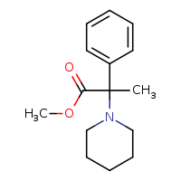 methyl 2-phenyl-2-(piperidin-1-yl)propanoate