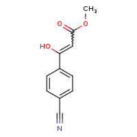 methyl 3-(4-cyanophenyl)-3-hydroxyprop-2-enoate