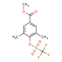 methyl 3,5-dimethyl-4-(trifluoromethanesulfonyloxy)benzoate