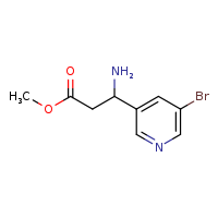 methyl 3-amino-3-(5-bromopyridin-3-yl)propanoate