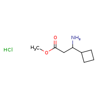 methyl 3-amino-3-cyclobutylpropanoate hydrochloride