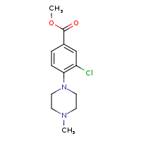 methyl 3-chloro-4-(4-methylpiperazin-1-yl)benzoate