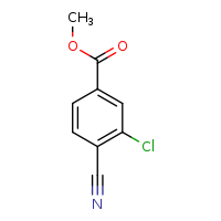 methyl 3-chloro-4-cyanobenzoate