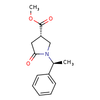methyl (3S)-5-oxo-1-[(1S)-1-phenylethyl]pyrrolidine-3-carboxylate