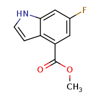 methyl 6-fluoro-1H-indole-4-carboxylate