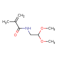 N-(2,2-dimethoxyethyl)-2-methylprop-2-enamide