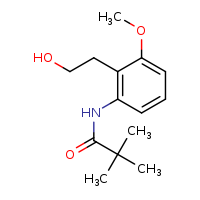 N-[2-(2-hydroxyethyl)-3-methoxyphenyl]-2,2-dimethylpropanamide