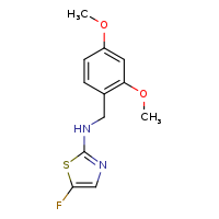 N-[(2,4-dimethoxyphenyl)methyl]-5-fluoro-1,3-thiazol-2-amine