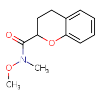 N-methoxy-N-methyl-3,4-dihydro-2H-1-benzopyran-2-carboxamide