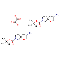 oxalic acid; bis(tert-butyl 3-amino-1-oxa-7-azaspiro[4.4]nonane-7-carboxylate)