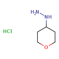 oxan-4-ylhydrazine hydrochloride