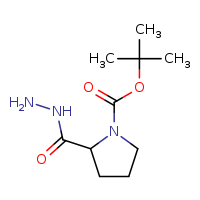 tert-butyl 2-(hydrazinecarbonyl)pyrrolidine-1-carboxylate