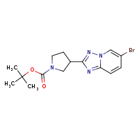 tert-butyl 3-{6-bromo-[1,2,4]triazolo[1,5-a]pyridin-2-yl}pyrrolidine-1-carboxylate