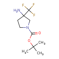 tert-butyl 3-amino-3-(trifluoromethyl)pyrrolidine-1-carboxylate