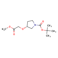 tert-butyl (3R)-3-(2-methoxy-2-oxoethoxy)pyrrolidine-1-carboxylate