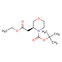 tert-butyl (3S)-3-(2-ethoxy-2-oxoethyl)morpholine-4-carboxylate