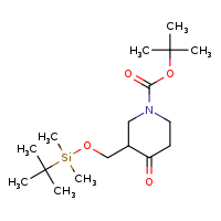 tert-butyl 3-{[(tert-butyldimethylsilyl)oxy]methyl}-4-oxopiperidine-1-carboxylate