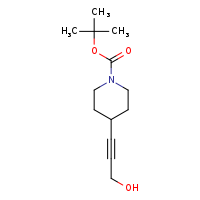 tert-butyl 4-(3-hydroxyprop-1-yn-1-yl)piperidine-1-carboxylate