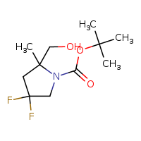 tert-butyl 4,4-difluoro-2-(hydroxymethyl)-2-methylpyrrolidine-1-carboxylate