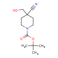 tert-butyl 4-cyano-4-(hydroxymethyl)piperidine-1-carboxylate