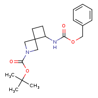tert-butyl 5-{[(benzyloxy)carbonyl]amino}-2-azaspiro[3.3]heptane-2-carboxylate