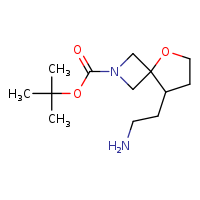 tert-butyl 8-(2-aminoethyl)-5-oxa-2-azaspiro[3.4]octane-2-carboxylate