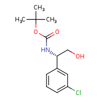 tert-butyl N-[(1S)-1-(3-chlorophenyl)-2-hydroxyethyl]carbamate