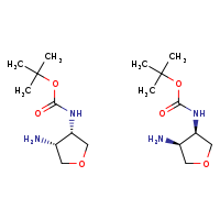 tert-butyl N-[(3R,4S)-4-aminooxolan-3-yl]carbamate; tert-butyl N-[(3S,4R)-4-aminooxolan-3-yl]carbamate