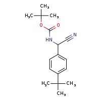 tert-butyl N-[(4-tert-butylphenyl)(cyano)methyl]carbamate