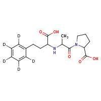 1-[2-({1-carboxy-3-[(2,3,4,5,6-²H?)phenyl]propyl}amino)propanoyl]pyrrolidine-2-carboxylic acid